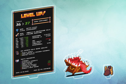 Diorama LEVEL UP! di compleanno